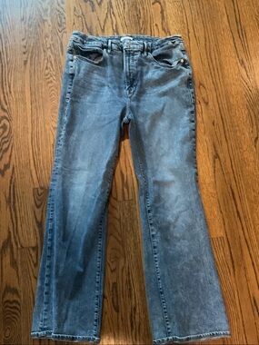 Good American Medium Blue Flared Jeans